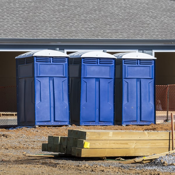 how do you dispose of waste after the portable restrooms have been emptied in Lebanon